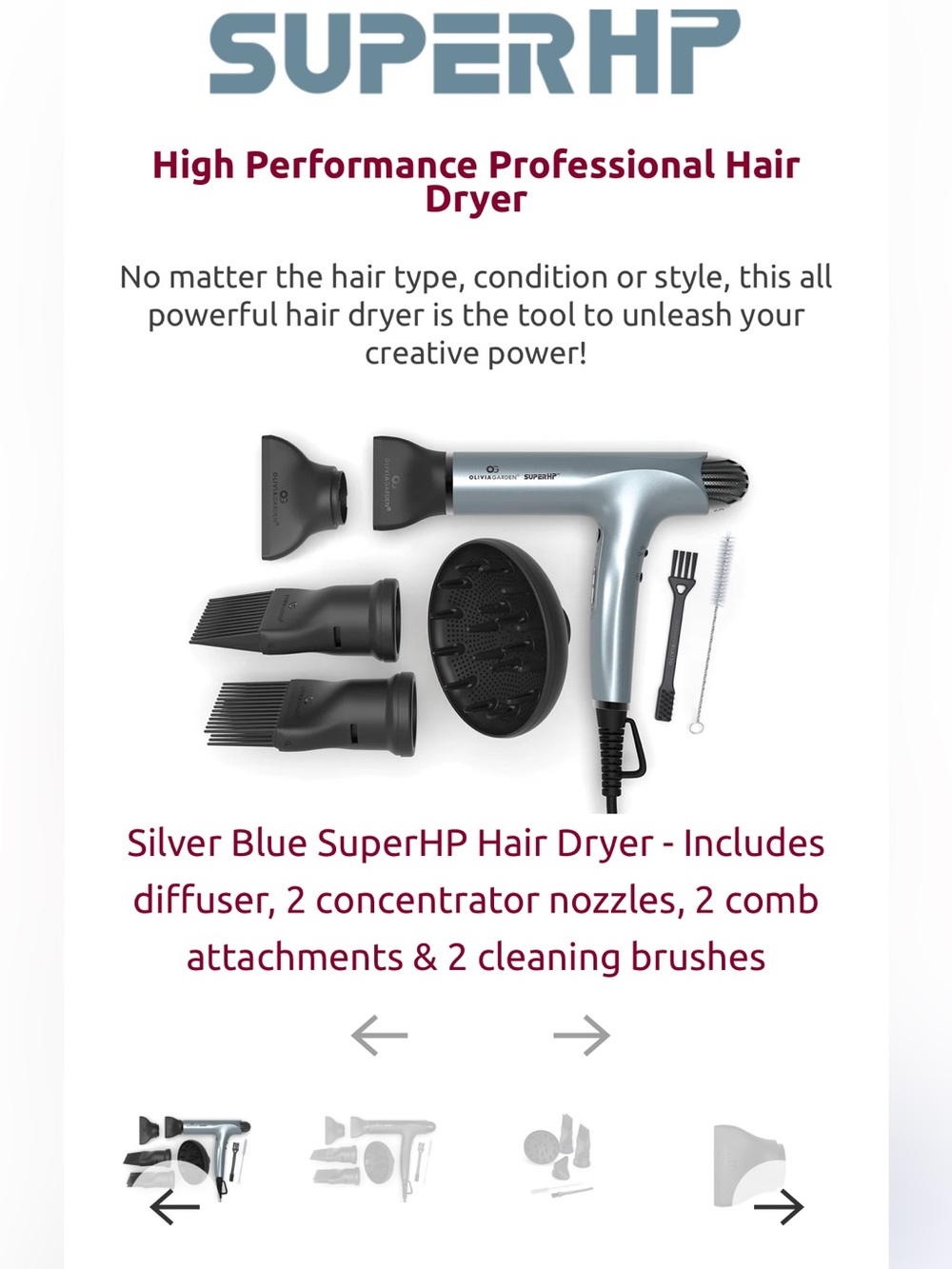 Olivia Garden Professional Hair Dryer